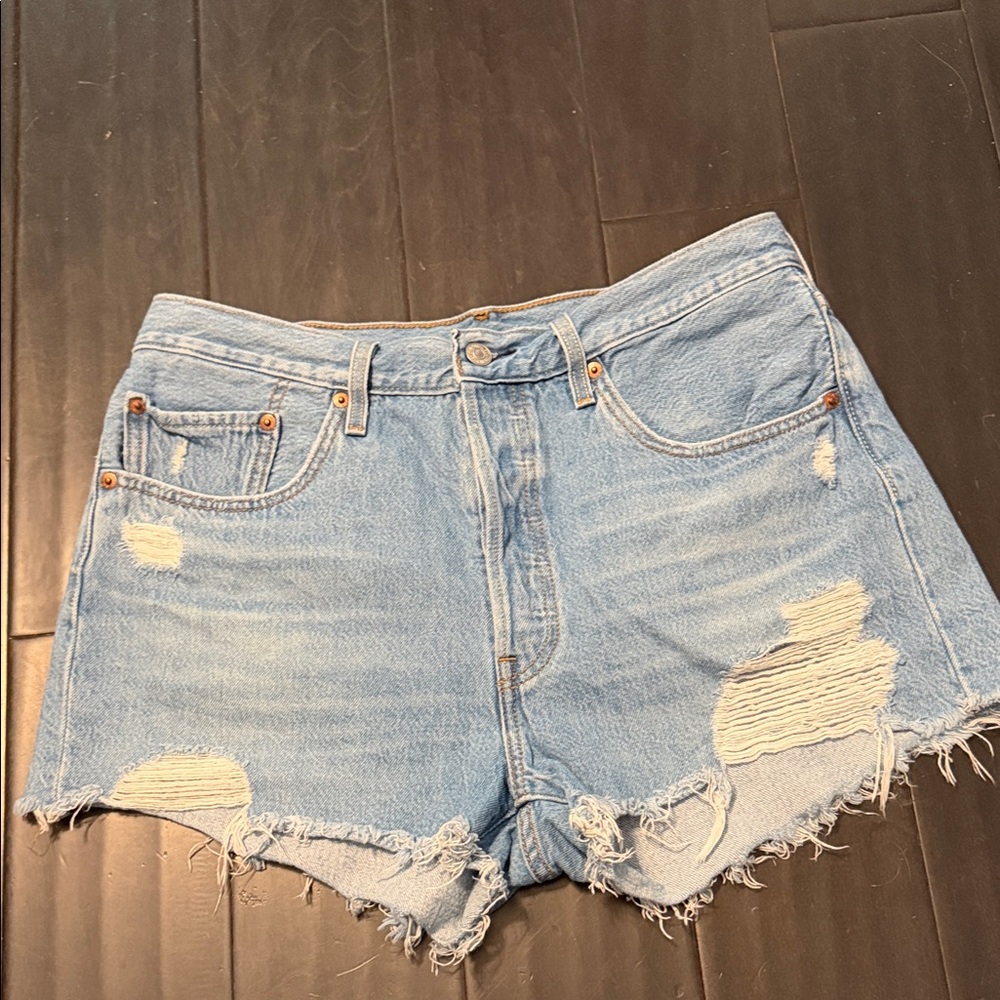 Levi's 501 Distressed Shorts